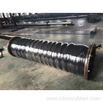 Steel flange nipple Dredging Water Suction Dredge Hose